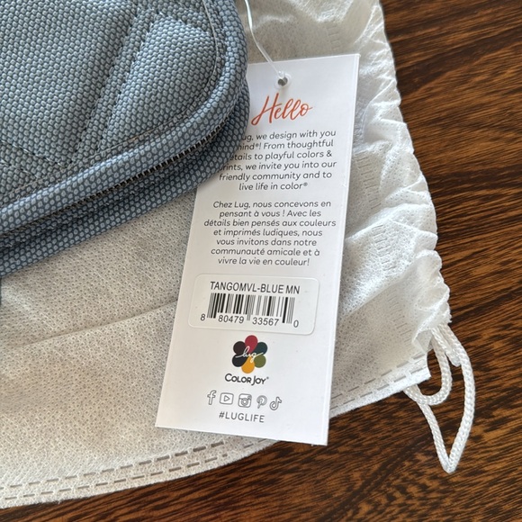 LUG TANGO MATTE LUXE VL, blue moon, NWT - Picture 3 of 8